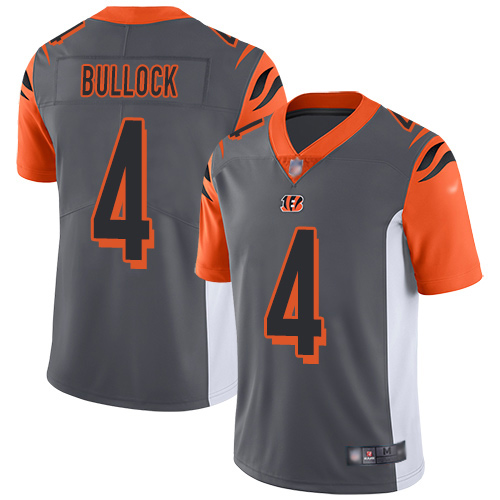 Cincinnati Bengals Limited Silver Men Randy Bullock Jersey NFL Footballl #4 Inverted Legend->cincinnati bengals->NFL Jersey